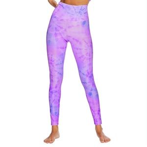 Beach Riot Ayla Purple Tie Dye Legging NWT